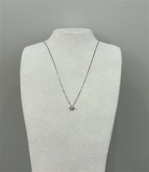 Collana Domar Donna Collana oro 18k in Oro Zircone COOR-212-280 - COOR-212-280